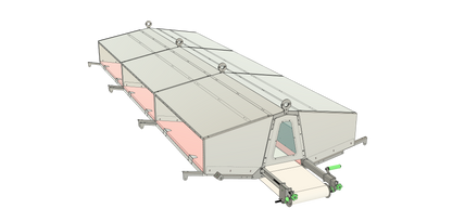 Rollaway Nest Box System for Eggmobiles