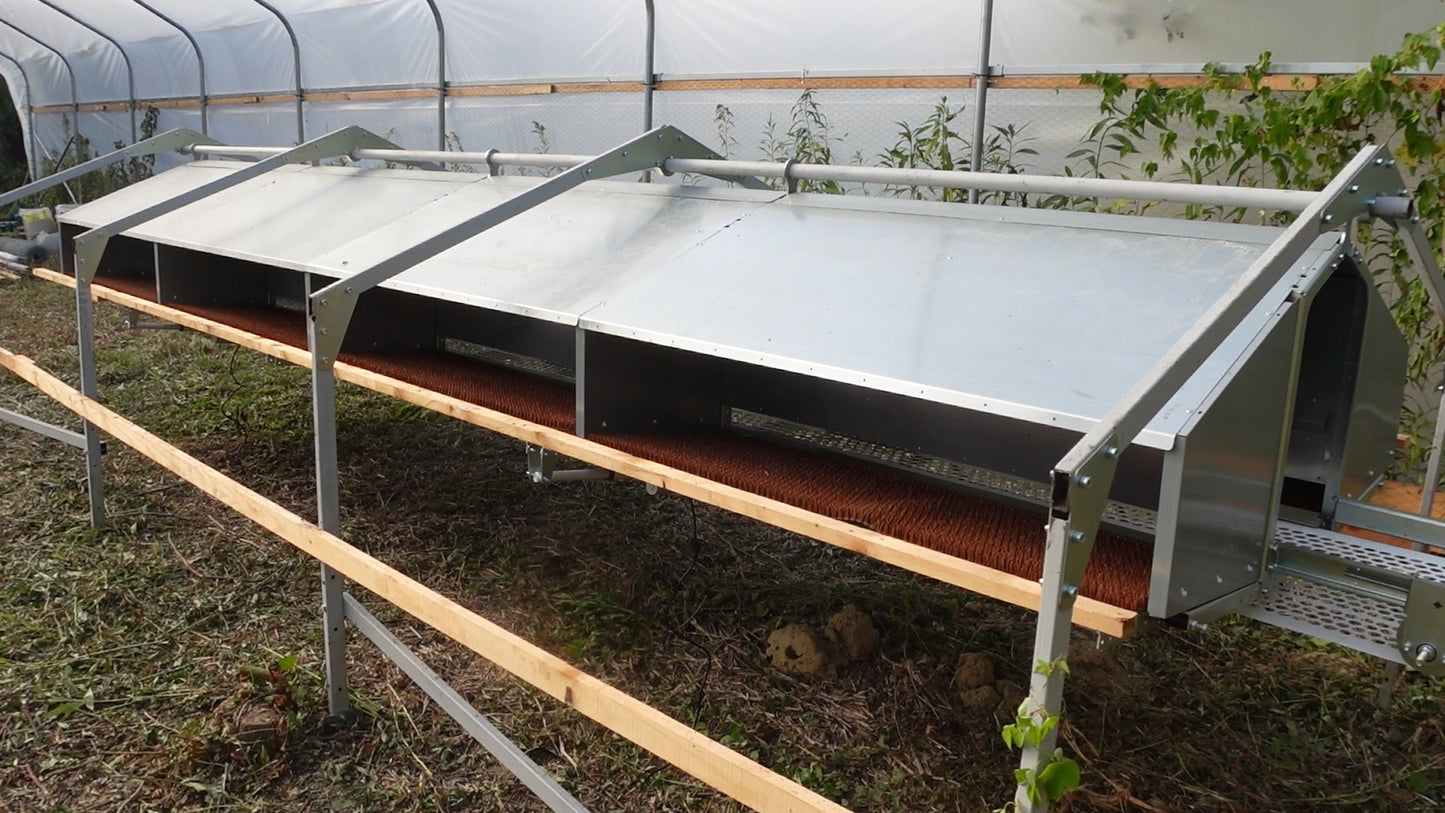 Rollaway Nest Box System for Eggmobiles